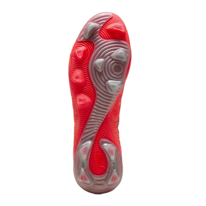 Red-Silver - Lifestyle - Puma Mens Future 8 Match Firm Ground Football Boots