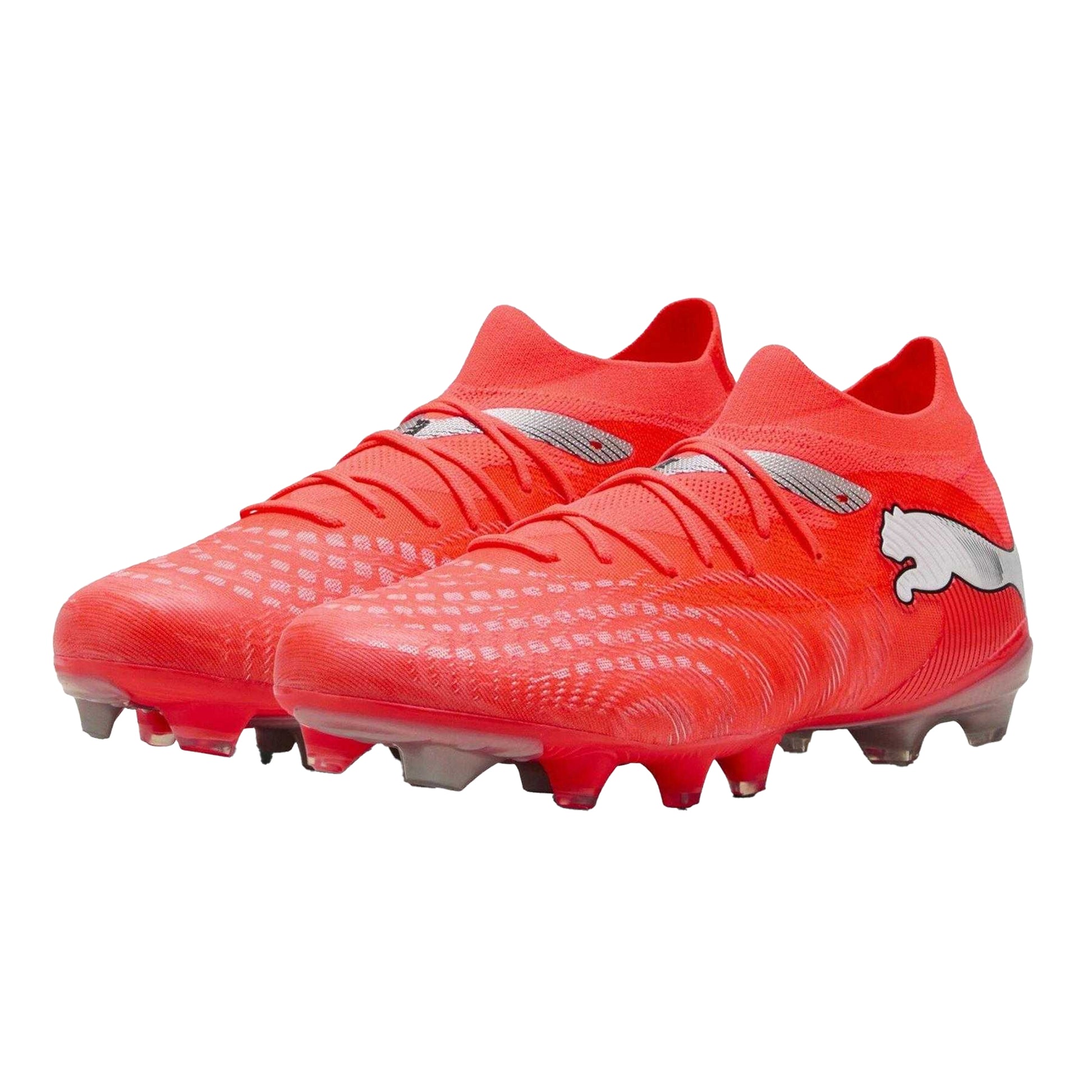 Ice Blue - Close up - Puma Mens Future 8 Match Firm Ground Football Boots