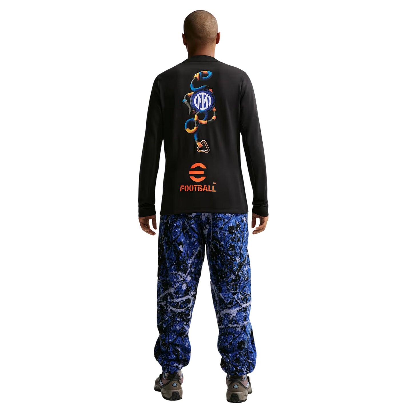 Black-Orange - Lifestyle - Inter Milan FC Mens Nike Drill Top