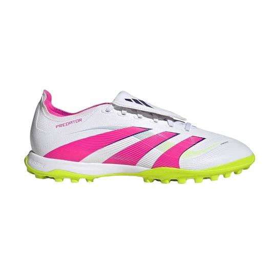 White-Pink - Front - Adidas Mens Predator League Football Boots