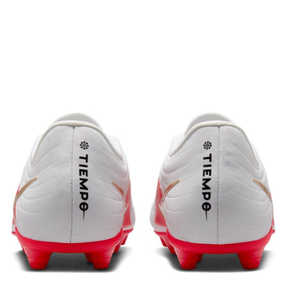 White-Red - Pack Shot - Nike Mens Tiempo Maestro Club Firm Ground Football Boots
