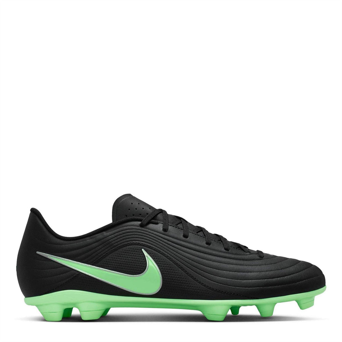 Black-Green - Front - Nike Mens Tiempo Maestro Club Firm Ground Football Boots