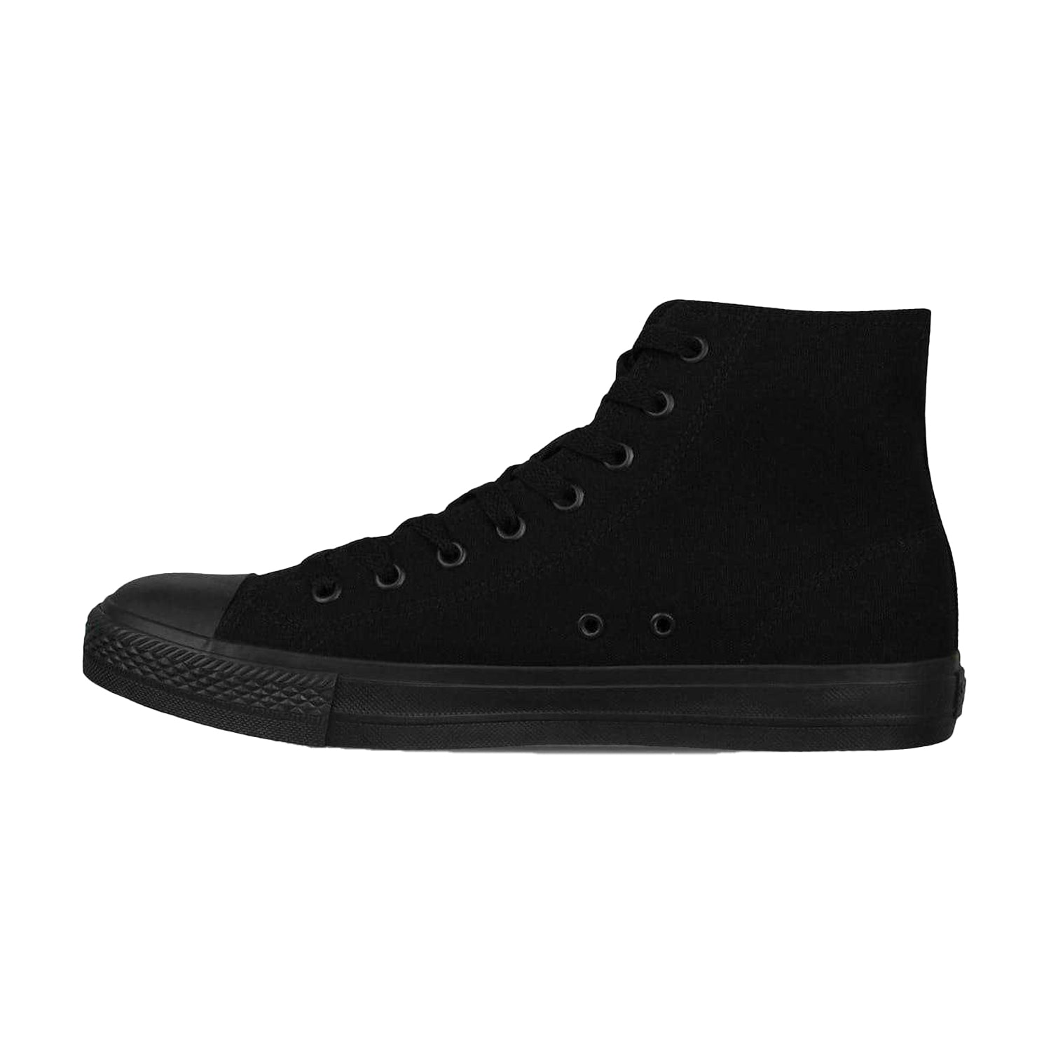 Black - Side - SoulCal Mens Logo Canvas High Top Trainers