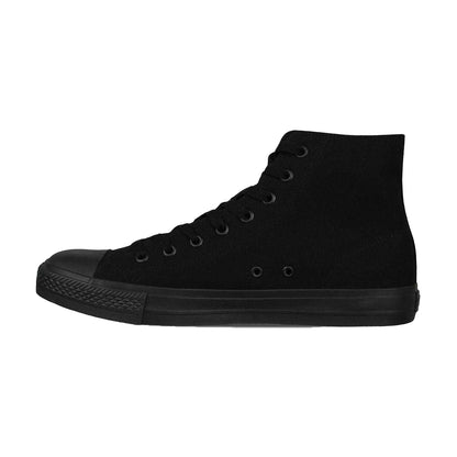 Black - Side - SoulCal Mens Logo Canvas High Top Trainers