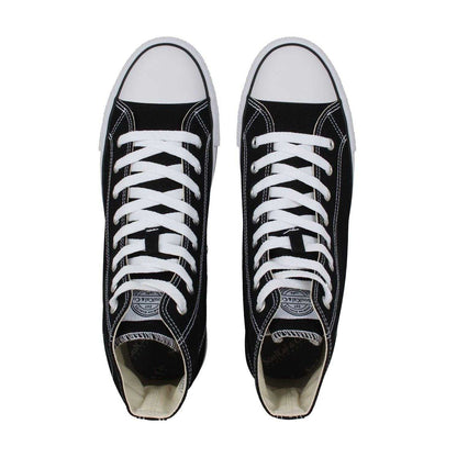 Black-White - Lifestyle - SoulCal Mens Logo Canvas High Top Trainers