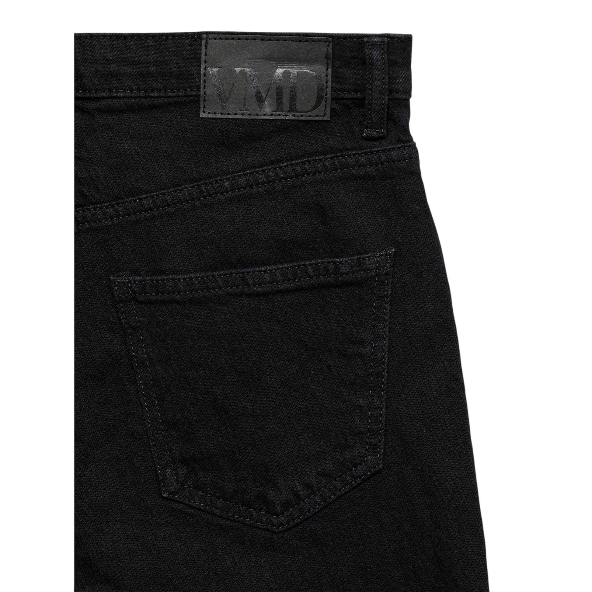 Black - Side - Vero Moda Womens-Ladies Ra118 Wide Leg Jeans