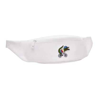 White - Side - Lacoste Stranger Things Waist Bag