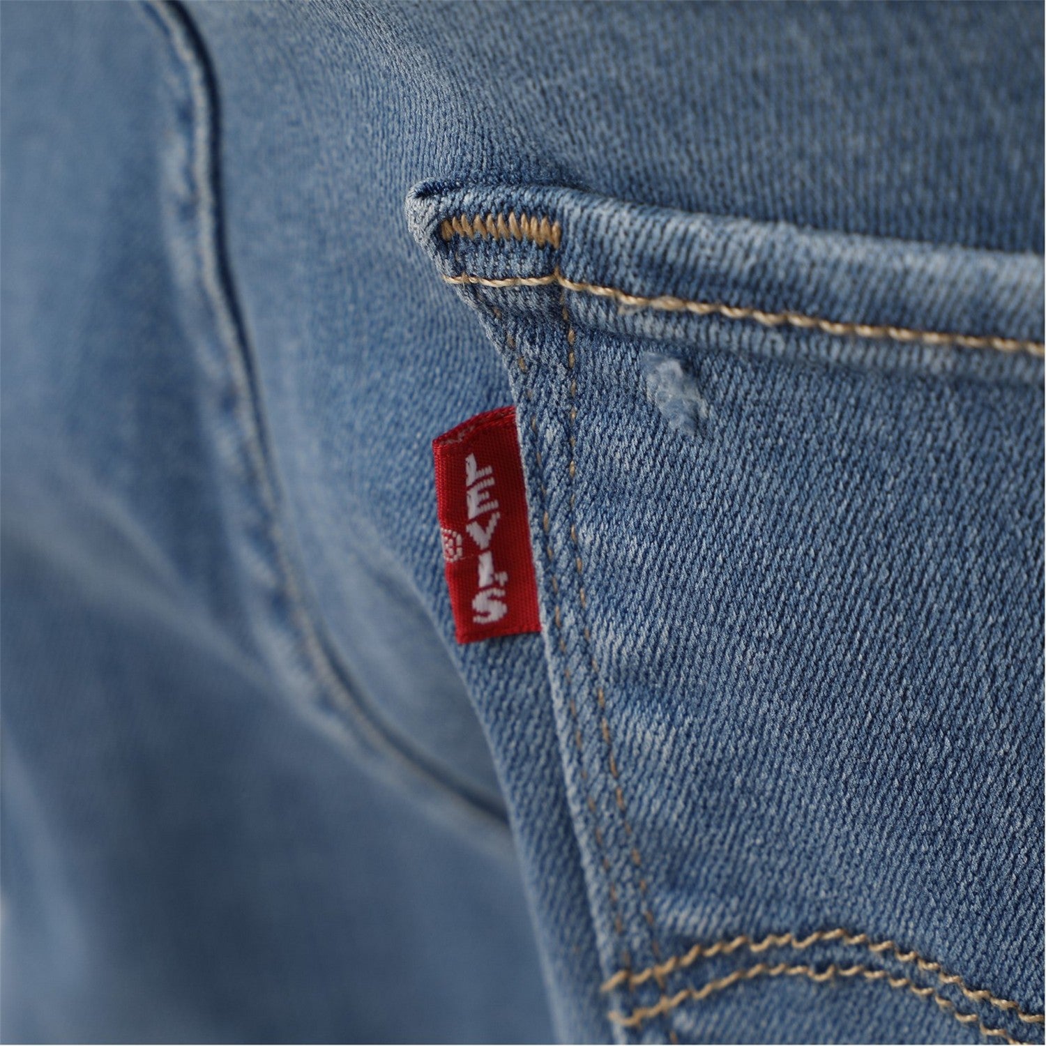 Blue - Side - Levis Mens 721 High Rise Skinny Jeans