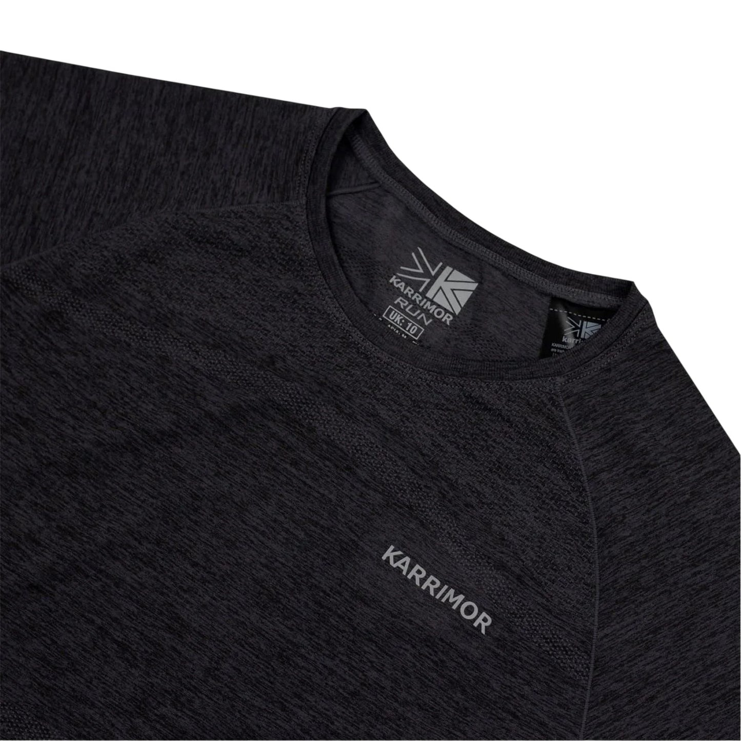 Black Marl - Side - Karrimor Womens-Ladies Xlite Seamless Running T-Shirt