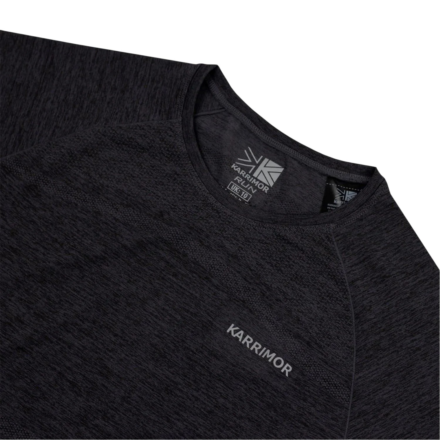 Black Marl - Side - Karrimor Womens-Ladies Xlite Seamless Running T-Shirt