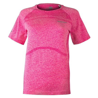 Pink Marl - Front - Karrimor Womens-Ladies Xlite Seamless Running T-Shirt