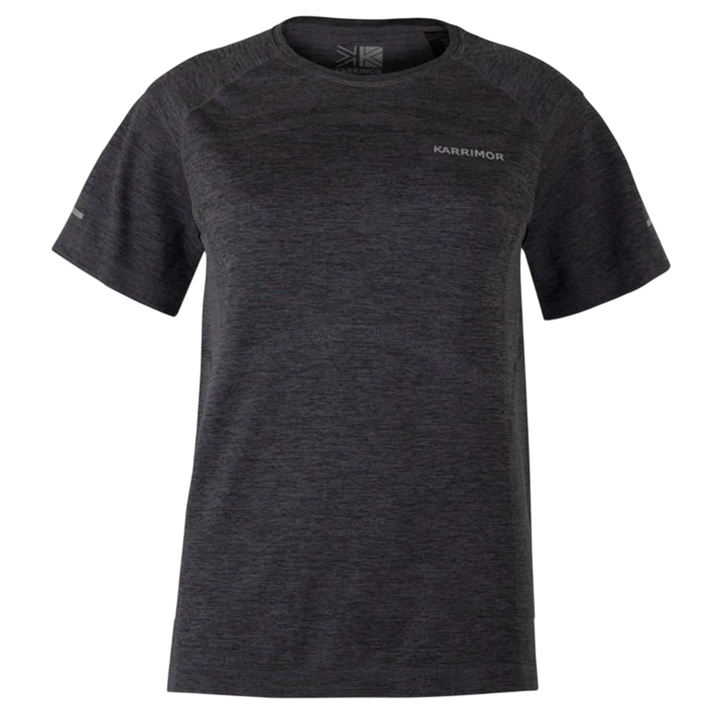 Black Marl - Front - Karrimor Womens-Ladies Xlite Seamless Running T-Shirt
