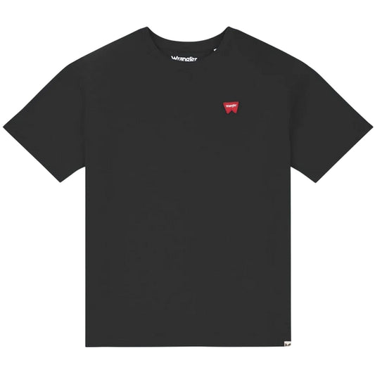 Black - Front - Wrangler Childrens-Kids Festival Badge T-Shirt