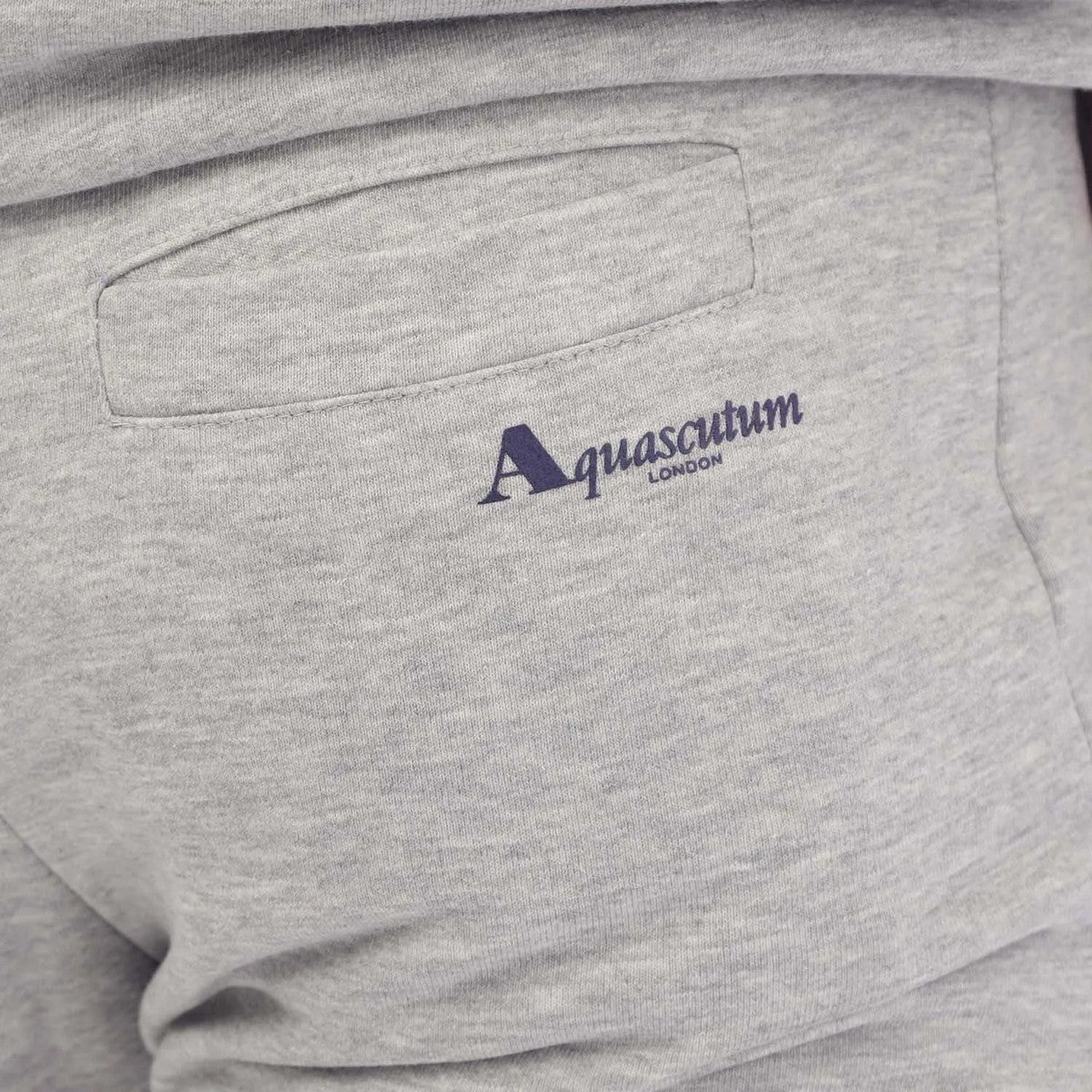 Grey - Lifestyle - Aquascutum Mens Logo Jogging Bottoms