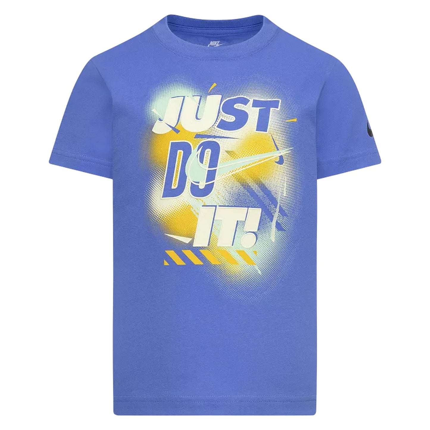 Polar Blue - Front - Nike Childrens-Kids Just Do It Swoosh Crew Neck T-Shirt