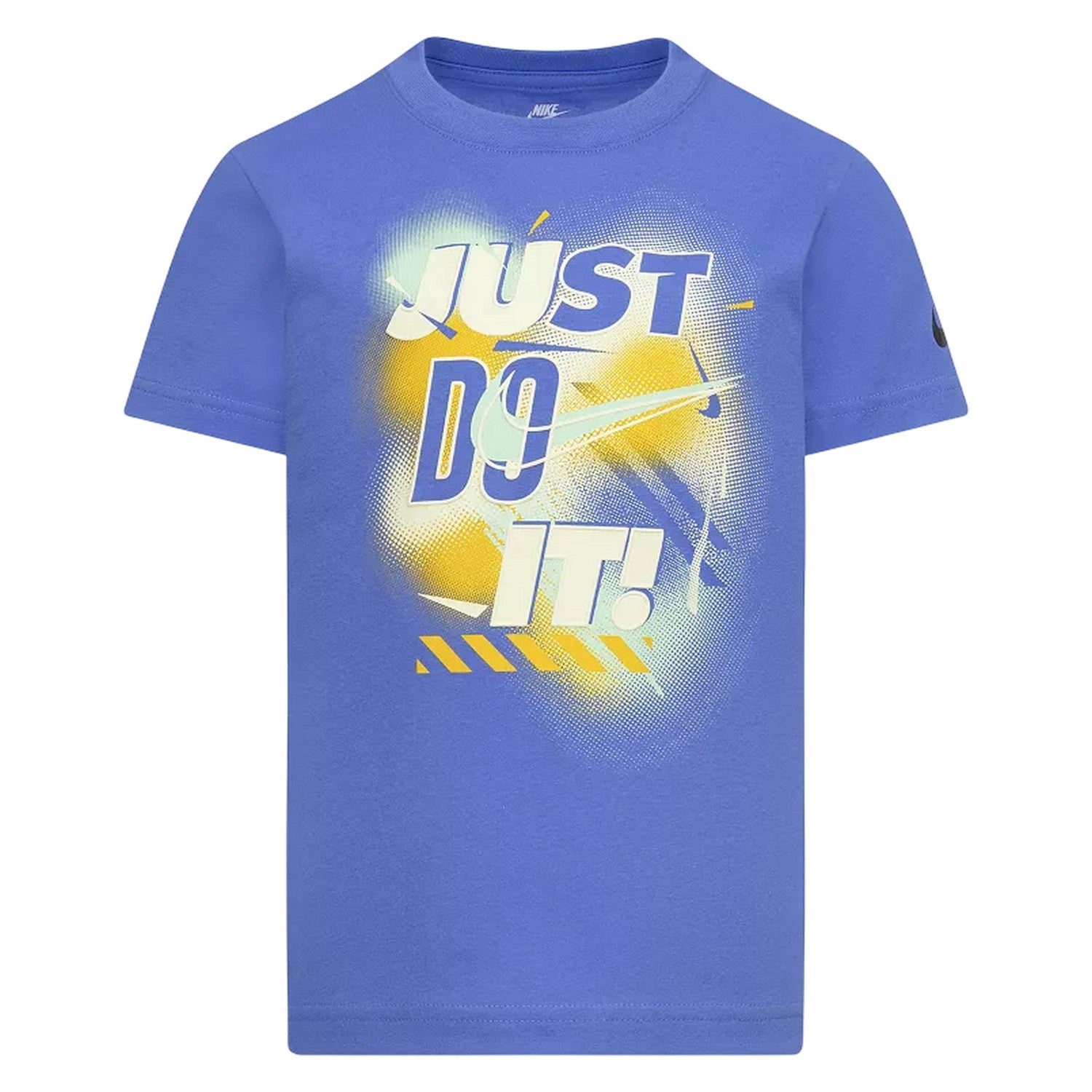 Polar Blue - Front - Nike Childrens-Kids Just Do It Swoosh Crew Neck T-Shirt