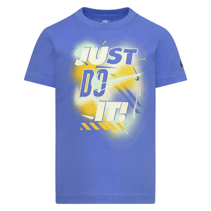 Polar Blue - Front - Nike Childrens-Kids Just Do It Swoosh Crew Neck T-Shirt
