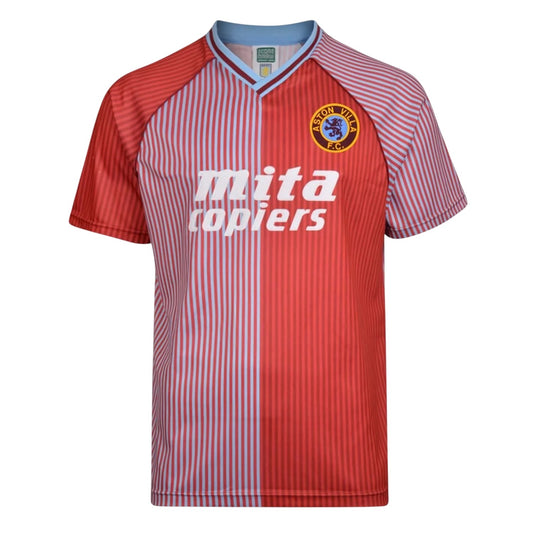 Claret-Blue - Front - Score Draw Mens Aston Villa FC T-Shirt