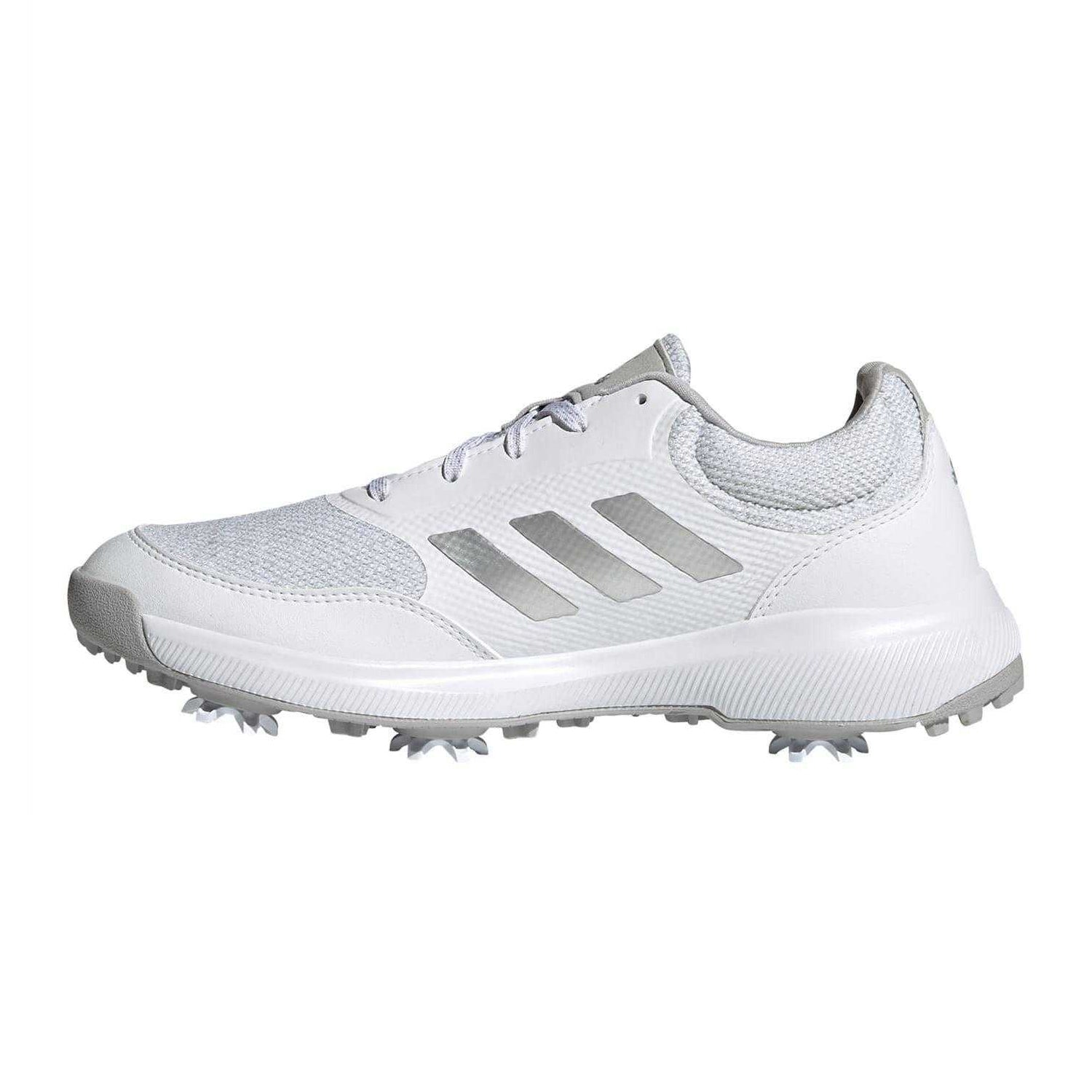 White - Side - Adidas Womens-Ladies Tech Response 3.0 Golf Shoes