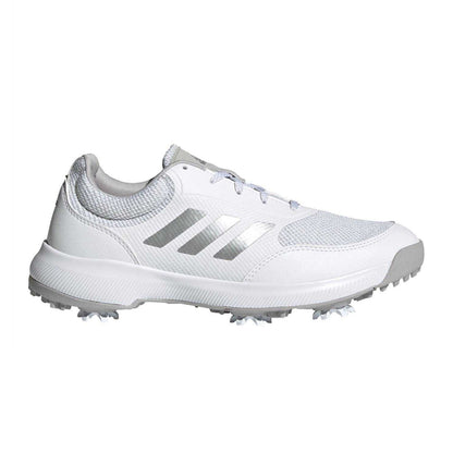 White - Front - Adidas Womens-Ladies Tech Response 3.0 Golf Shoes