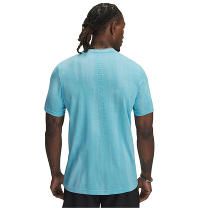 Blue - Back - Under Armour Mens Vanish Seamless T-Shirt