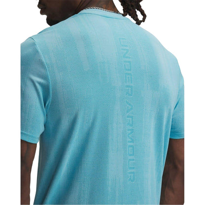 Blue - Side - Under Armour Mens Vanish Seamless T-Shirt