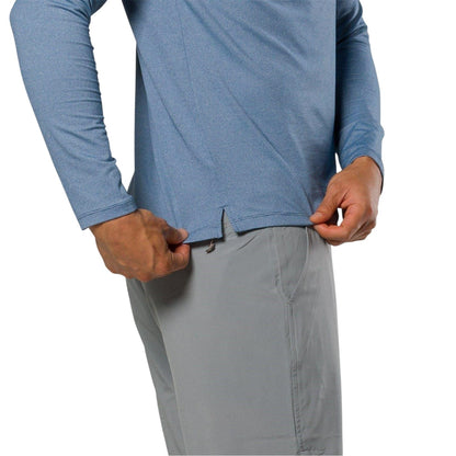 Sailor Blue - Side - Nathan Mens Dash Regular Long-Sleeved T-Shirt