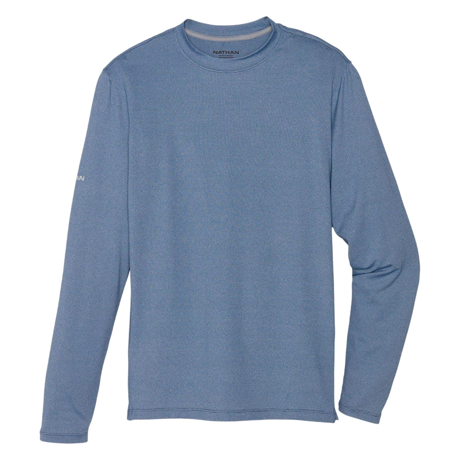 Sailor Blue - Front - Nathan Mens Dash Regular Long-Sleeved T-Shirt