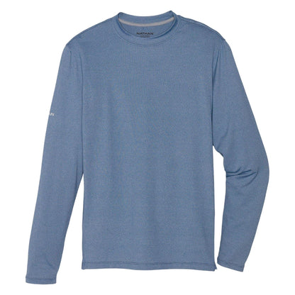 Sailor Blue - Front - Nathan Mens Dash Regular Long-Sleeved T-Shirt