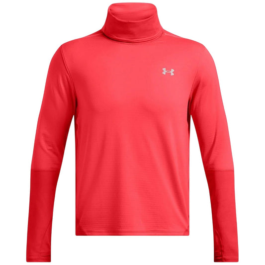 Red - Front - Under Armour Mens Vanish Funnel Neck T-Shirt