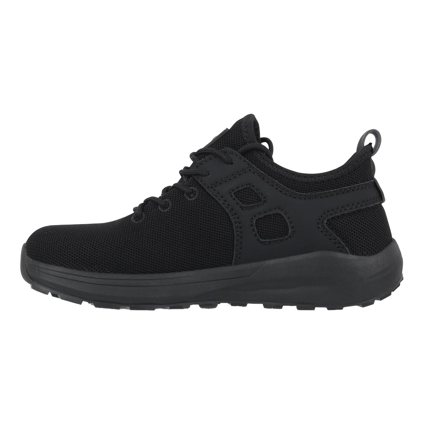 Black-Rose Gold - Back - Dunlop Womens-Ladies Arizona Safety Shoes