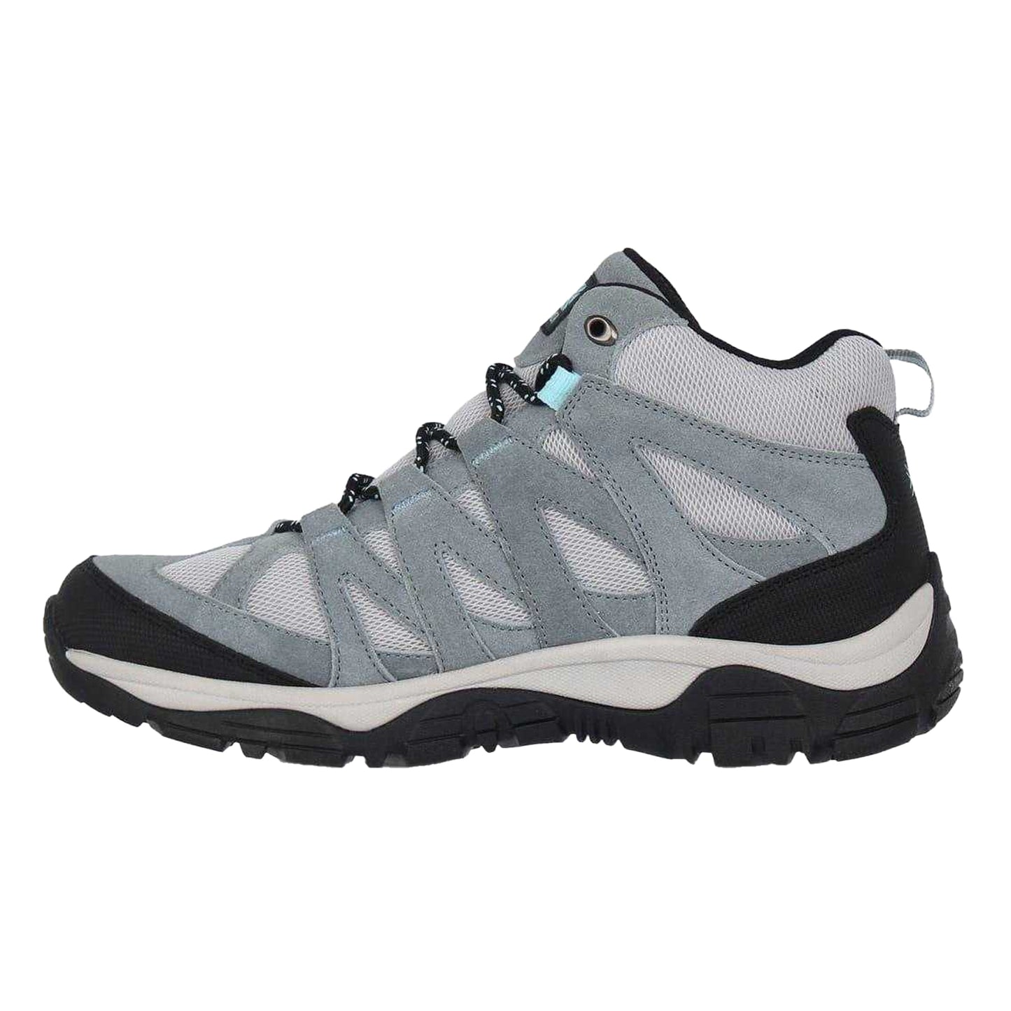 Blue - Side - Karrimor Womens-Ladies Summit Ortholite Walking Boots