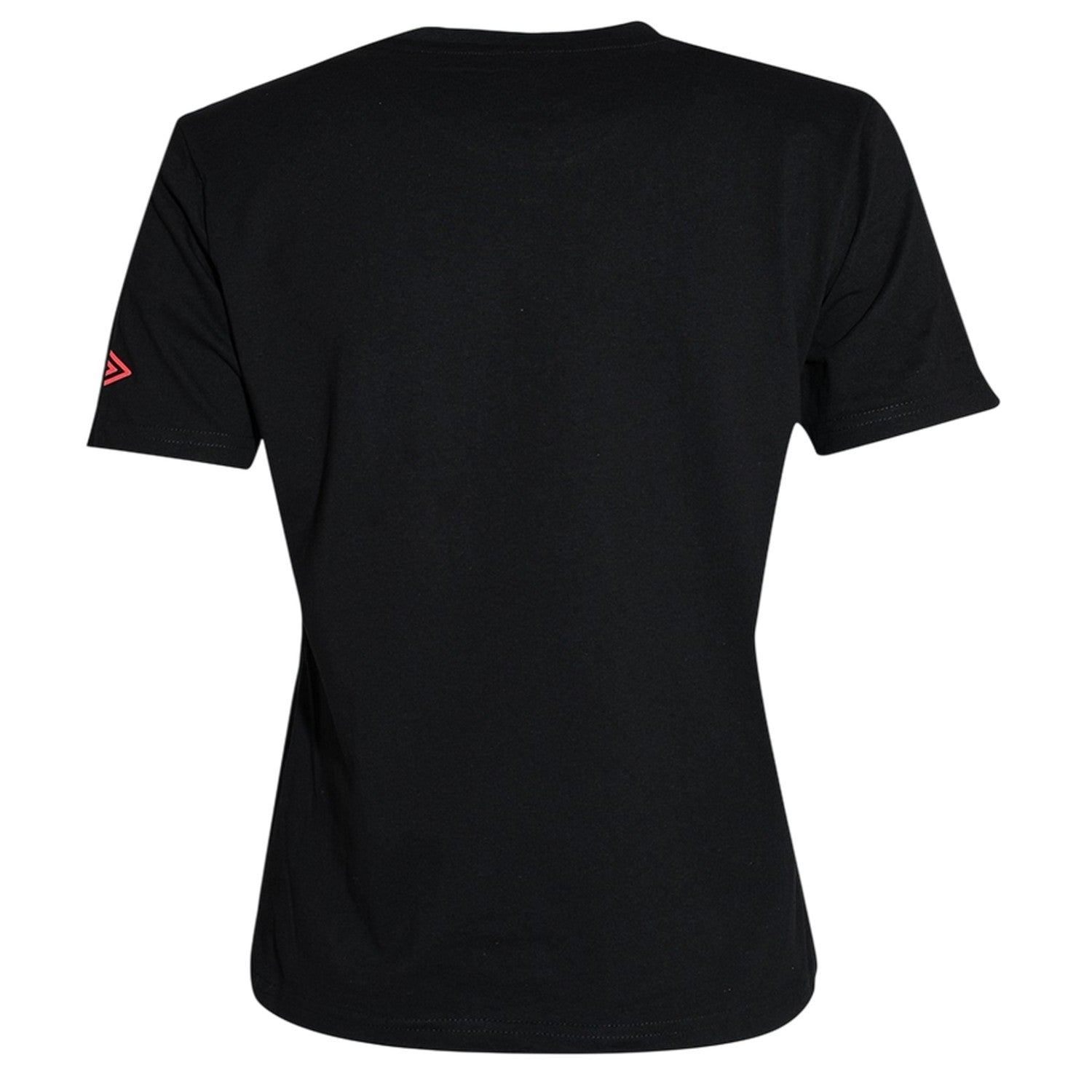 Black - Back - Umbro Womens-Ladies Linear Crew Neck T-Shirt