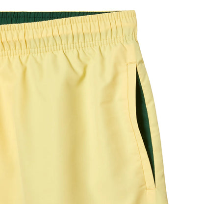 Yellow - Back - Lacoste Mens Lightweight Swim Shorts