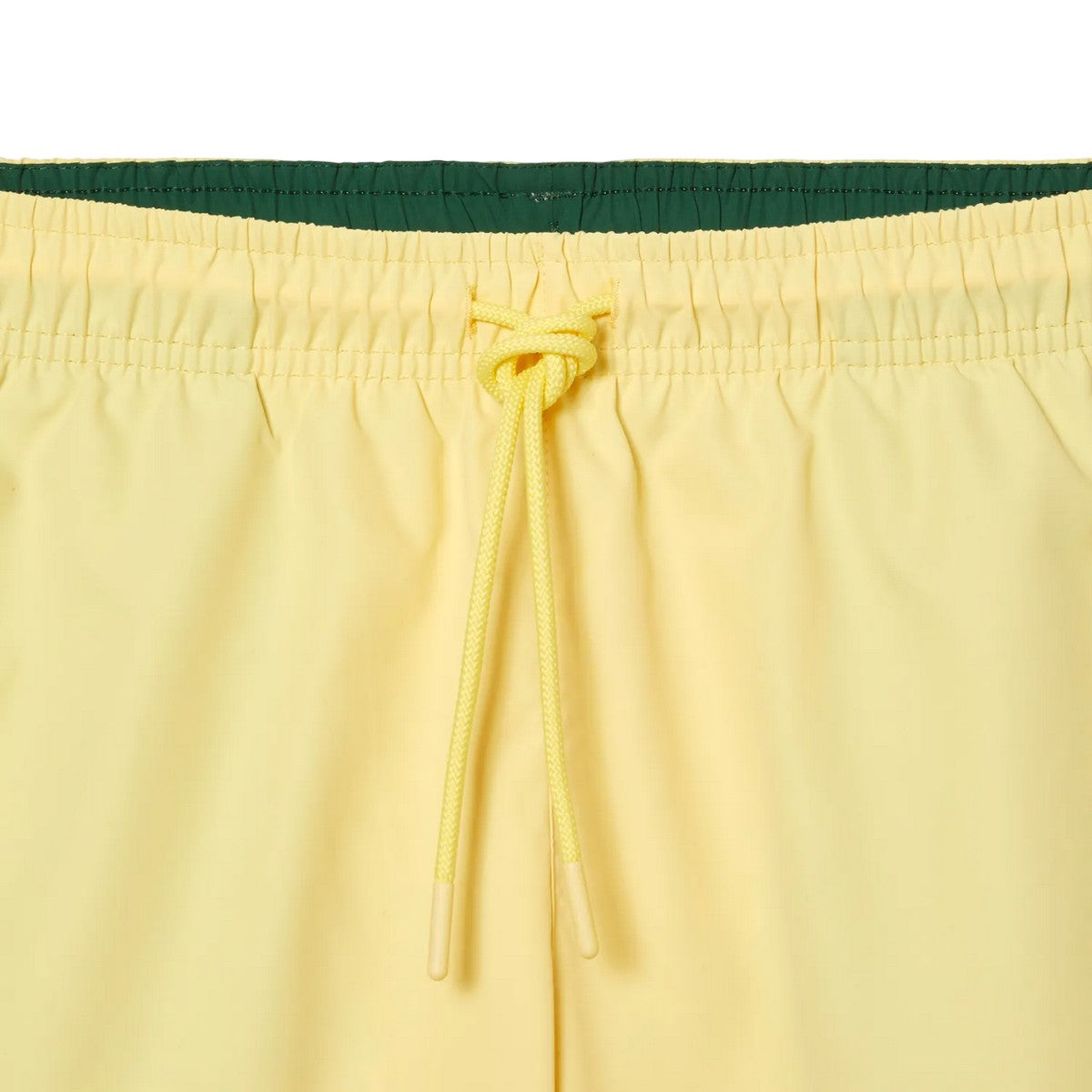 Yellow - Side - Lacoste Mens Lightweight Swim Shorts