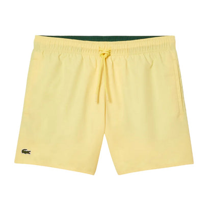 Yellow - Front - Lacoste Mens Lightweight Swim Shorts