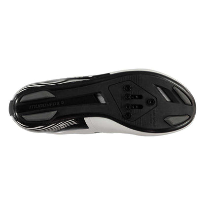 White-Black - Side - Muddyfox Mens Rbs100 Cycling Shoes