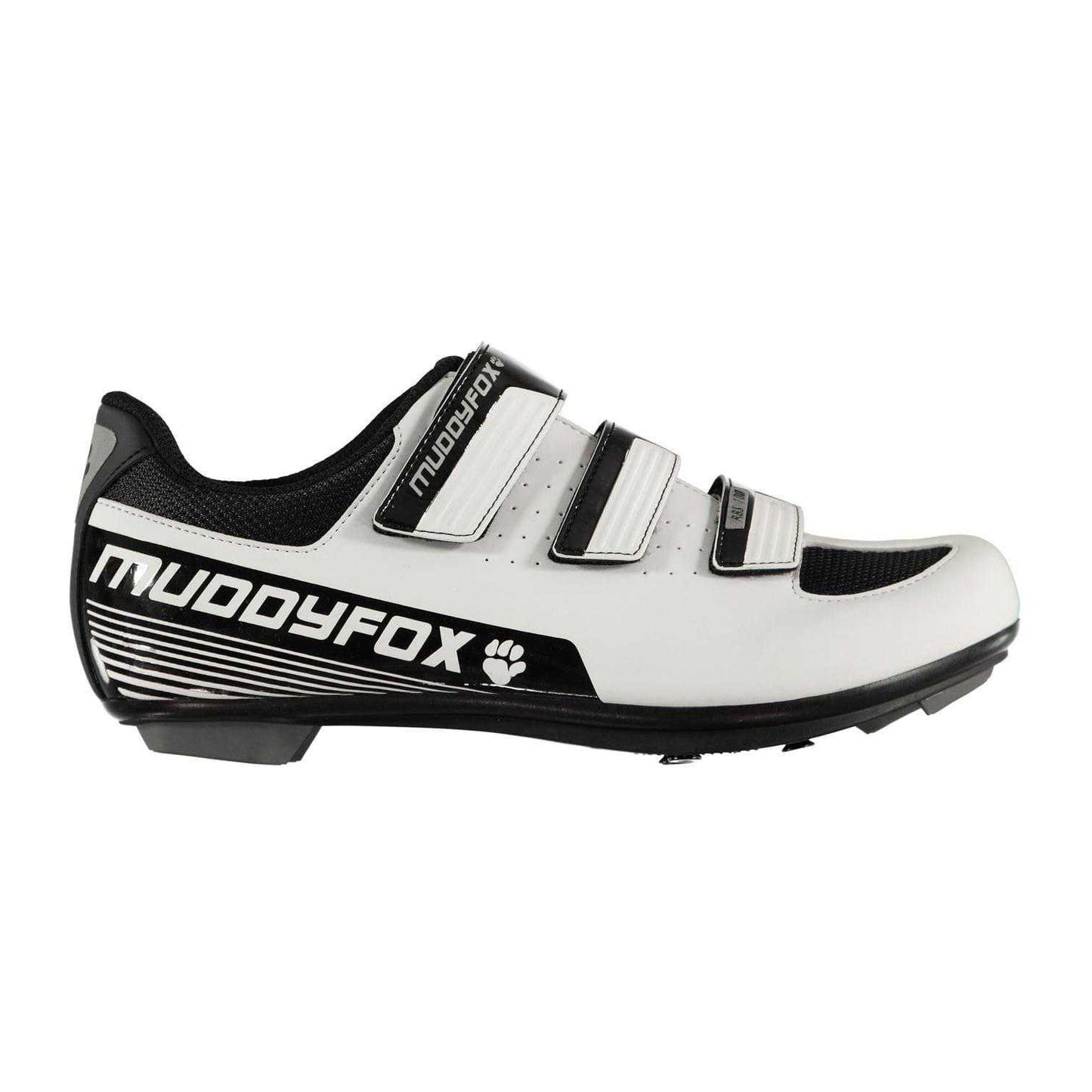 White-Black - Front - Muddyfox Mens Rbs100 Cycling Shoes