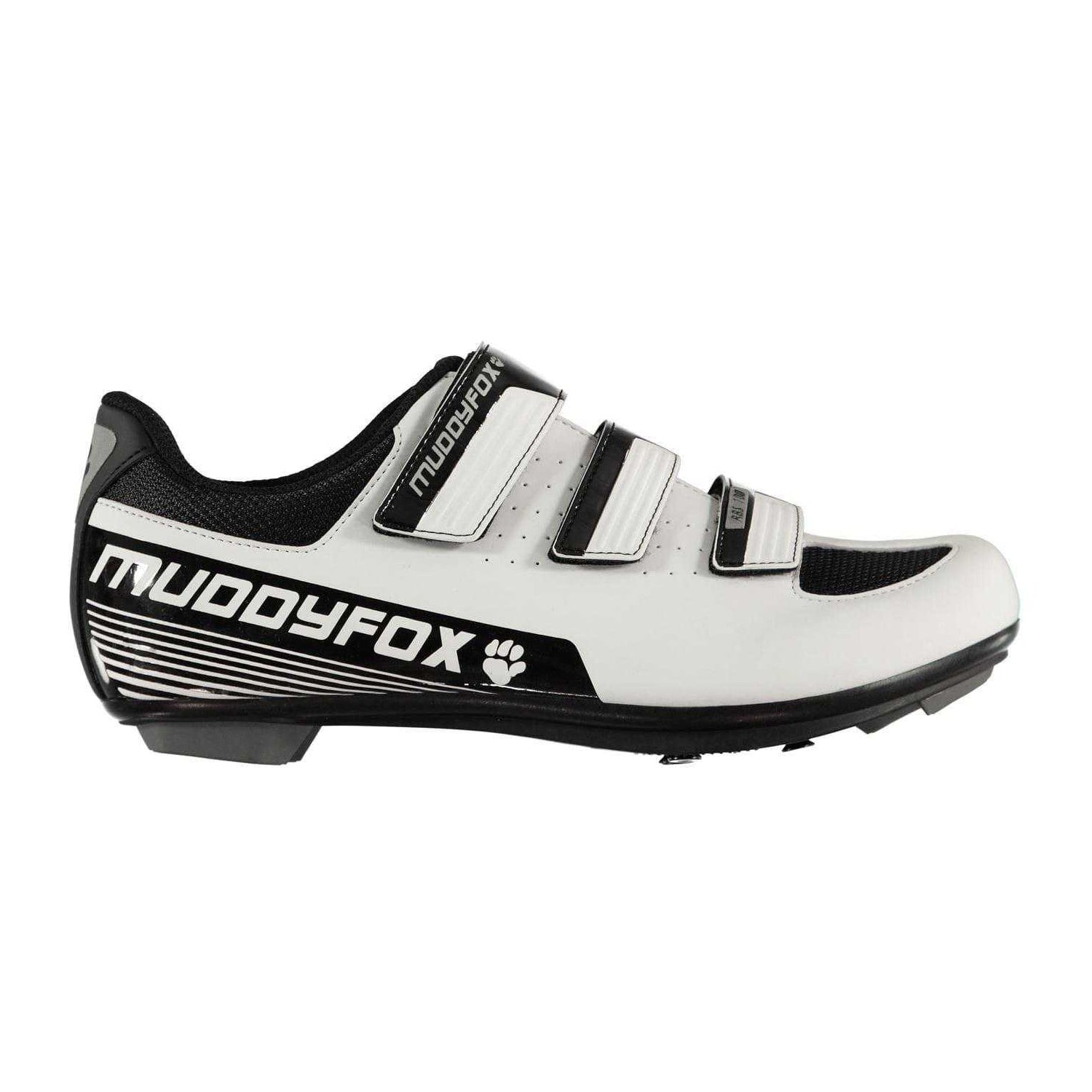 White-Black - Front - Muddyfox Mens Rbs100 Cycling Shoes