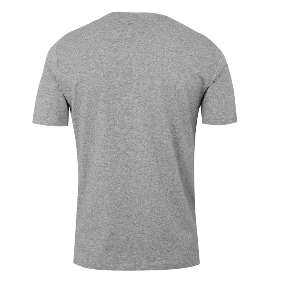 Medium Grey - Back - Hugo Mens Small Logo Crew Neck T-Shirt