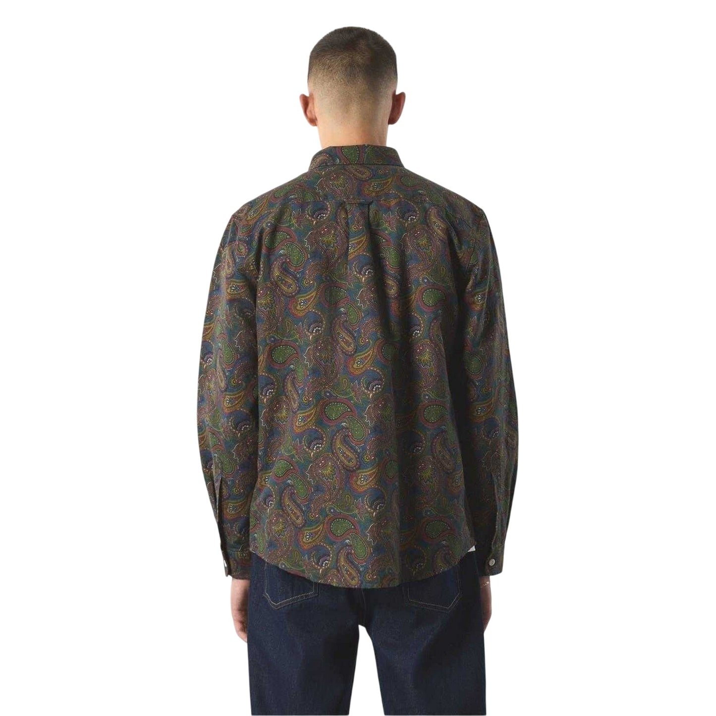 Multicoloured - Back - Pretty Green Mens 15th Anniversary Regular Button-Down Shirt