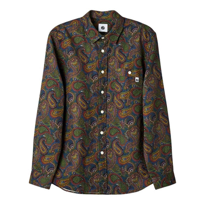 Multicoloured - Front - Pretty Green Mens 15th Anniversary Regular Button-Down Shirt