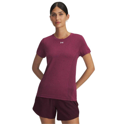Fuchsia - Front - Under Armour Womens-Ladies Vanish Seamless T-Shirt