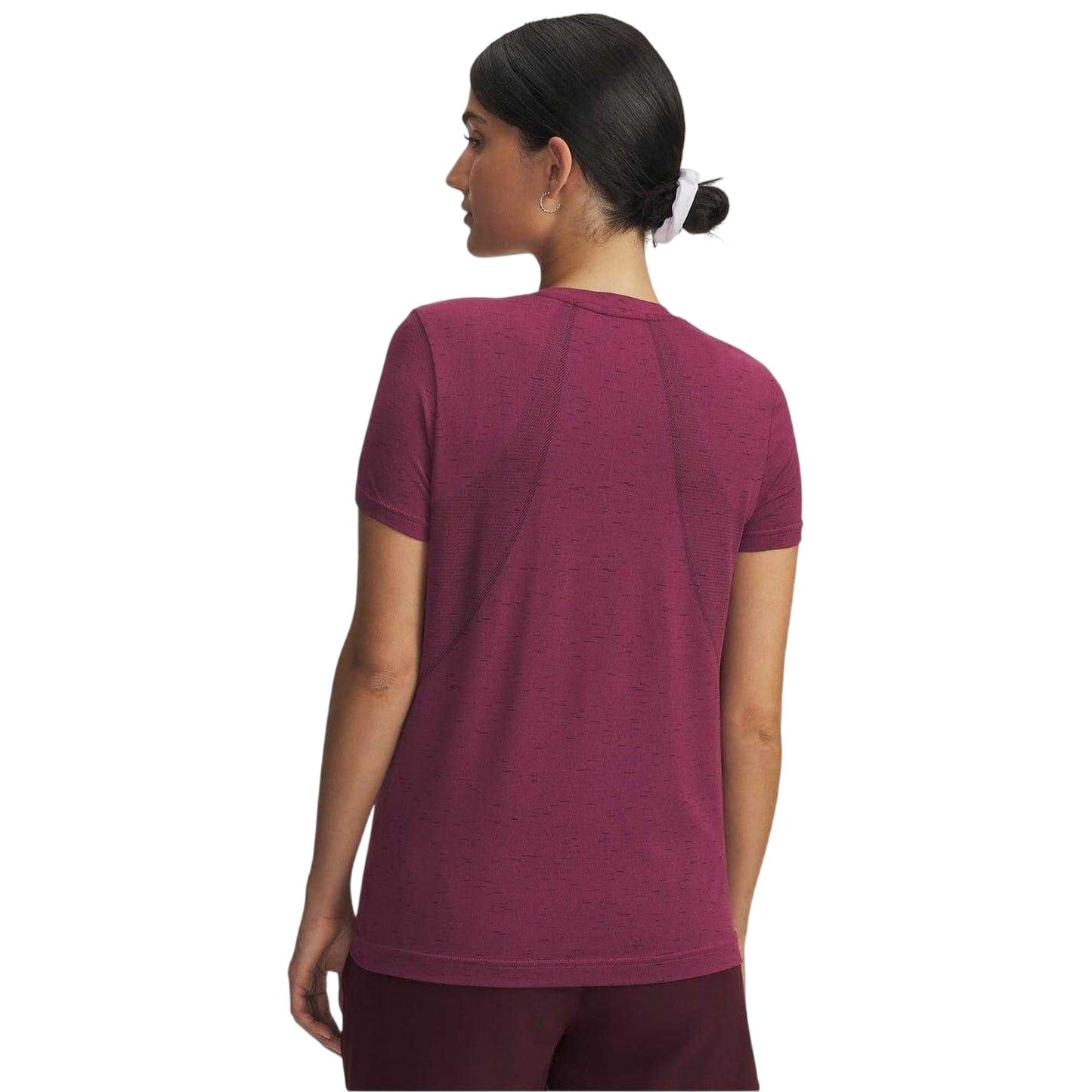 Fuchsia - Back - Under Armour Womens-Ladies Vanish Seamless T-Shirt