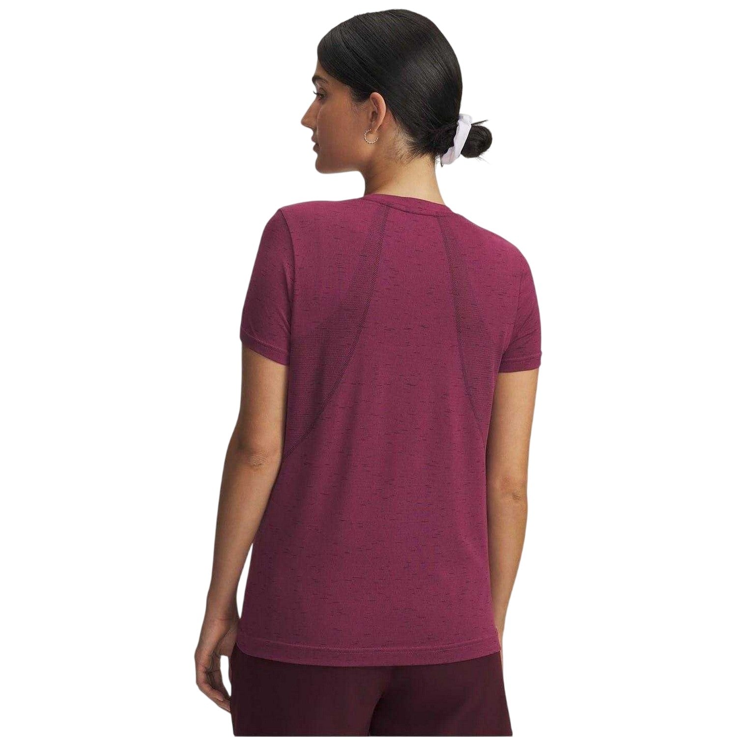 Fuchsia - Back - Under Armour Womens-Ladies Vanish Seamless T-Shirt