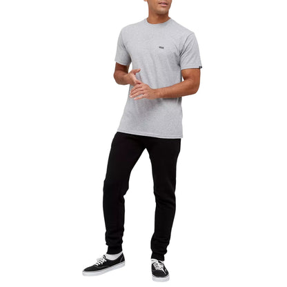 Heather-Black - Side - Vans Mens Chest Logo Regular T-Shirt