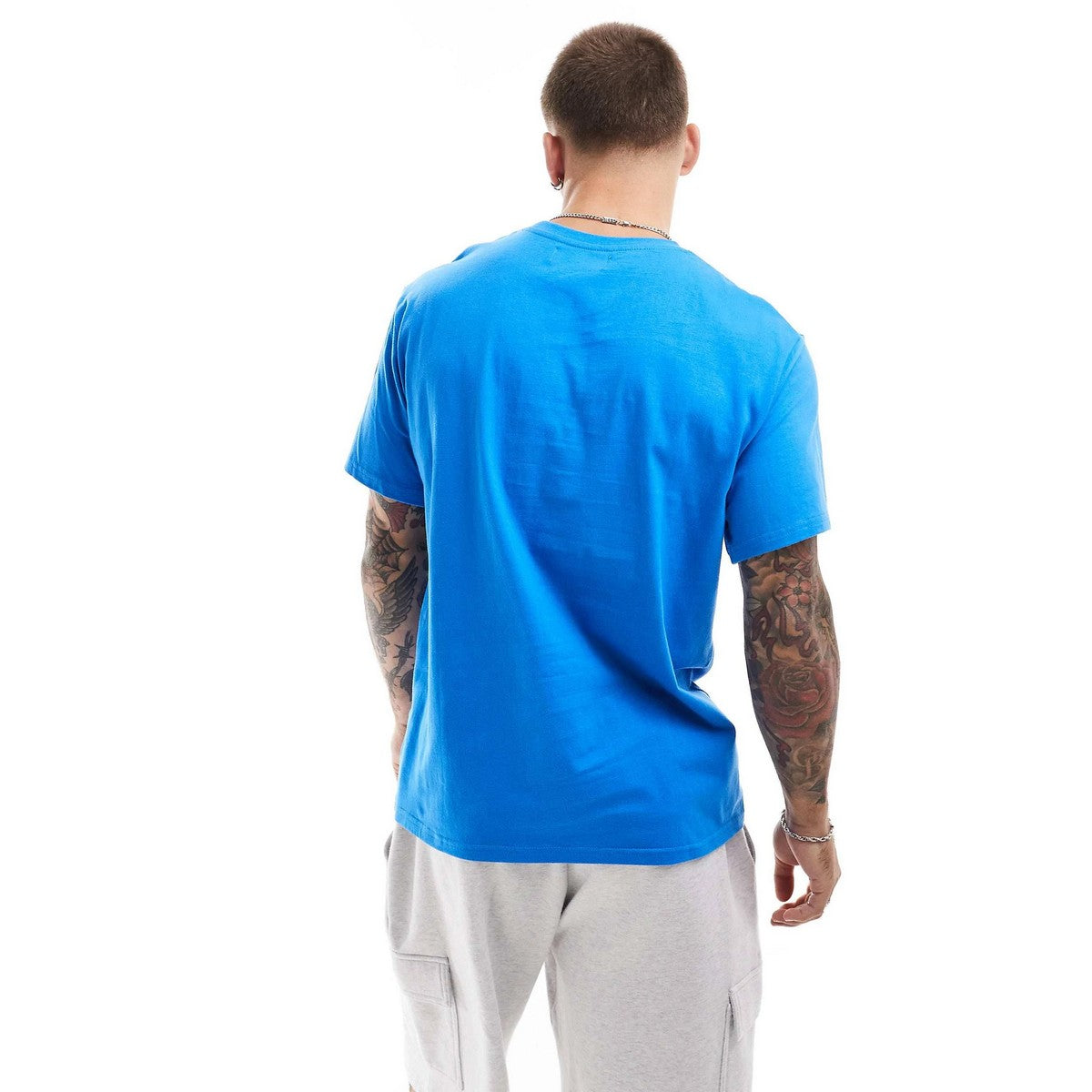 Blue - Back - DKNY Mens Iceman Lounge T-Shirt