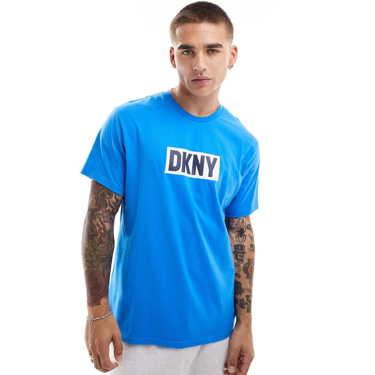 Blue - Lifestyle - DKNY Mens Iceman Lounge T-Shirt