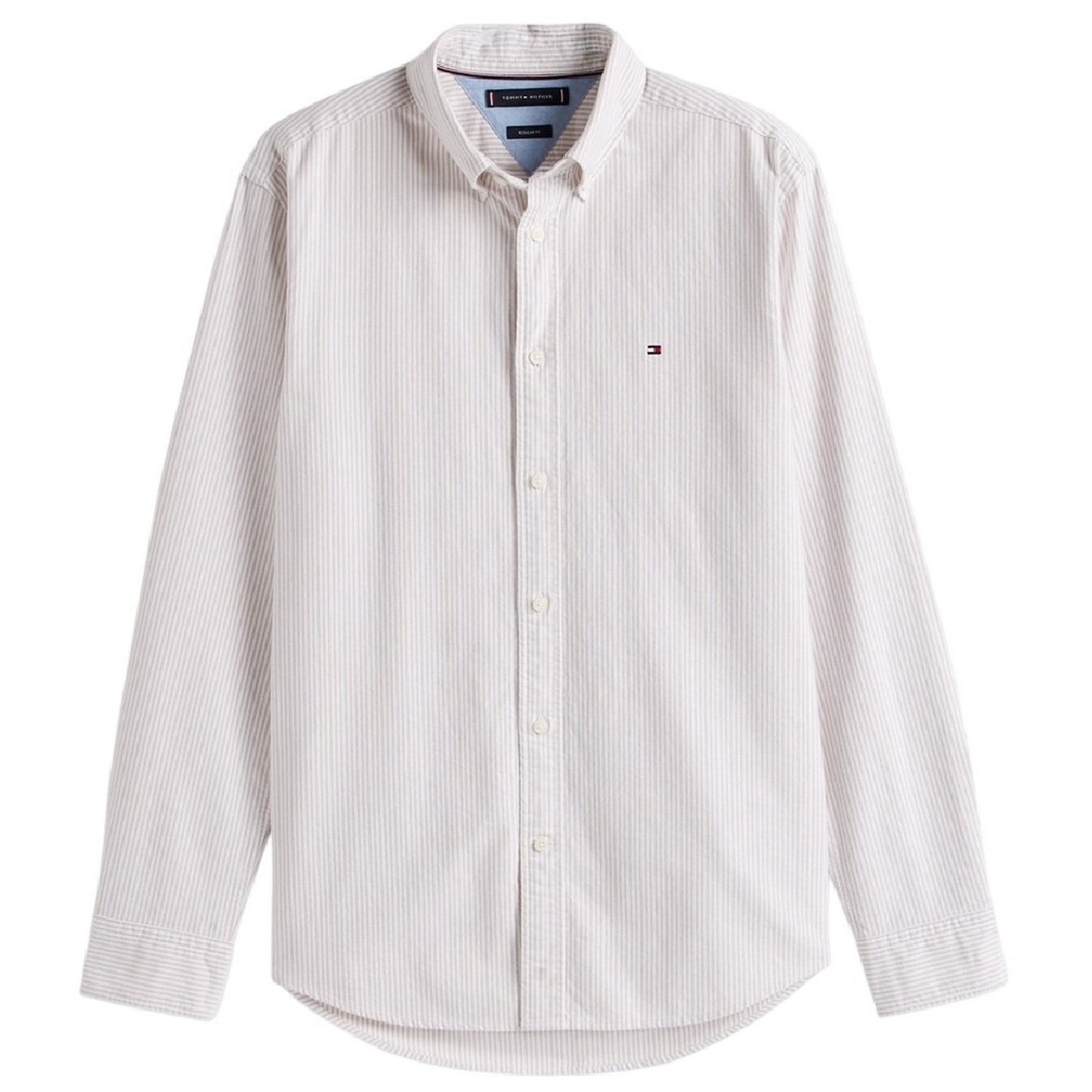 Safari - Front - Tommy Hilfiger Mens 1985 Striped Flex Button-Down Shirt