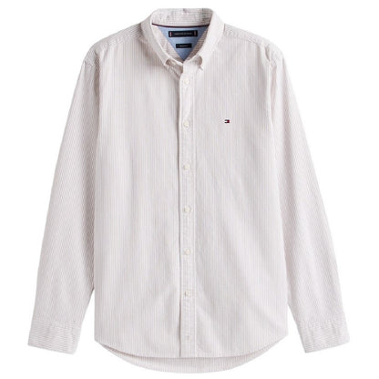 Safari - Front - Tommy Hilfiger Mens 1985 Striped Flex Button-Down Shirt